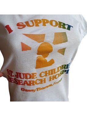 Small True Vintage T-Shirt Single Stitch St. Jude Childrens Hospital 1980s